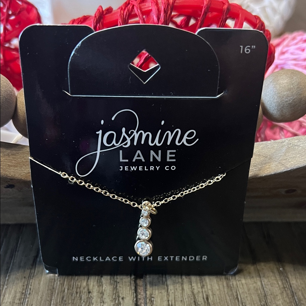 Jasmine Lane Gold Necklace With Extender